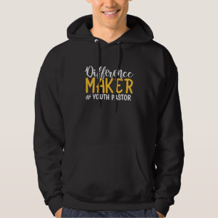 Inspiring Difference Maker Youth Pastor Black    Hoodie