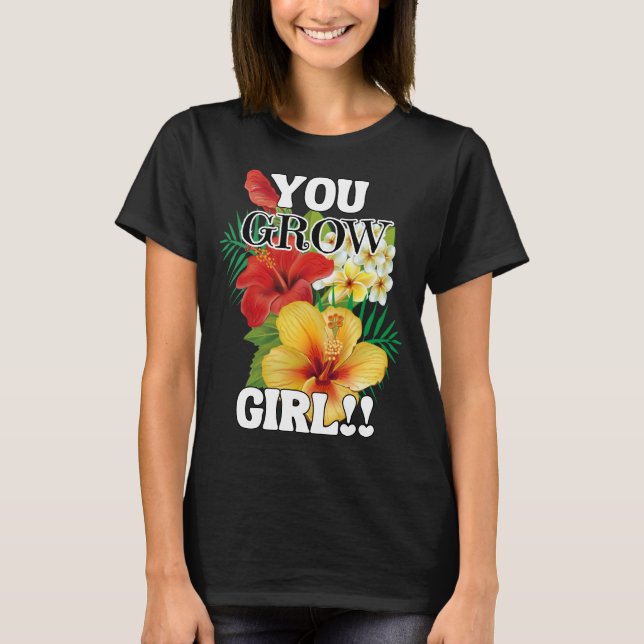 Inspiring Flower  T-Shirt (Front)