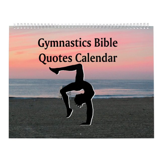 INSPIRING GYMNASTICS BIBLE QUOTE CALENDAR (Cover)