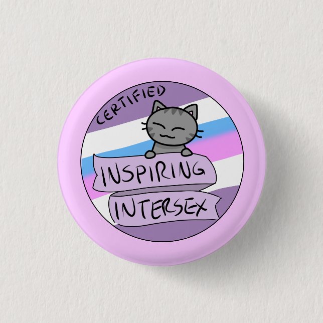 Inspiring Intersex 3 Cm Round Badge (Front)