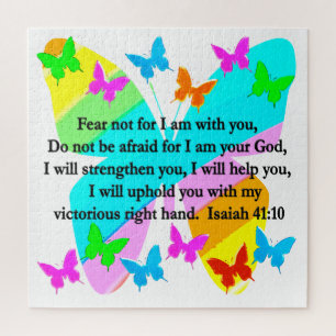 INSPIRING ISAIAH 41:10 BIBLE VERSE DESIGN JIGSAW PUZZLE