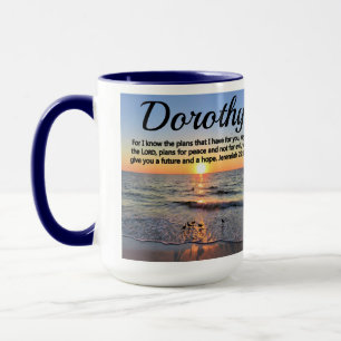 INSPIRING JEREMIAH 29:11 PERSONALIZED SUNRISE MUG