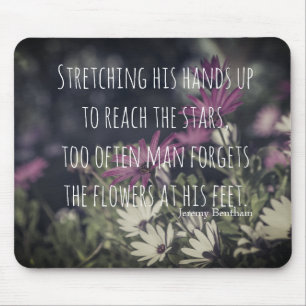 Inspiring Jeremy Bentham Quote Mouse Mat