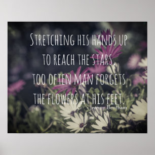 Inspiring Jeremy Bentham Quote Poster