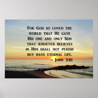 INSPIRING JOHN 3:16 SUNRISE PHOTO DESIGN