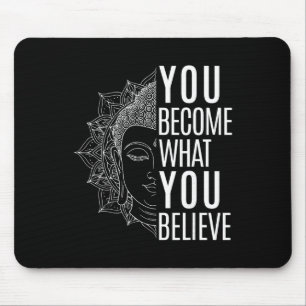 Inspiring Law Of Attraction Quote Buddha Spiritual Mouse Mat