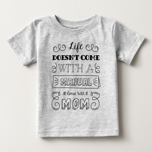 Inspiring Life and Mum's Quote | Bodysuit (Front)