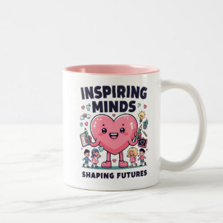 Inspiring Minds Shaping Futures Two-Tone Coffee Mug