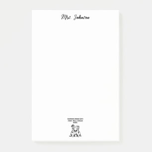 Inspiring Minds Well-Chosen Word Educator Design Post-it Notes