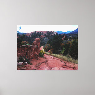 Inspiring Mountain Trail Canvas Print