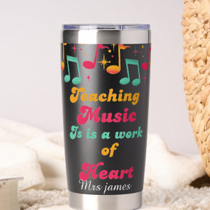 Inspiring music Teacher Personalized teacher day Insulated Tumbler