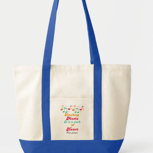 Inspiring music Teacher Personalized teacher day Tote Bag