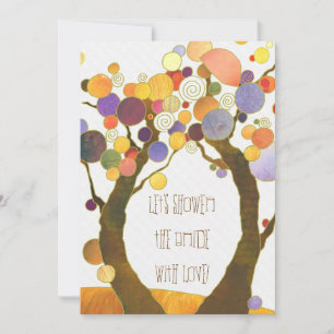 Inspiring Nature Love Trees Bridal Shower Invitation