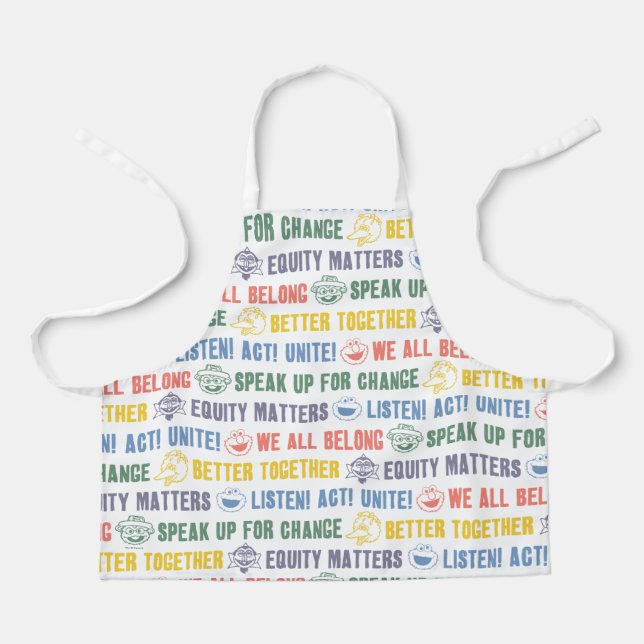 Inspiring Phrases Pattern Apron (Front)