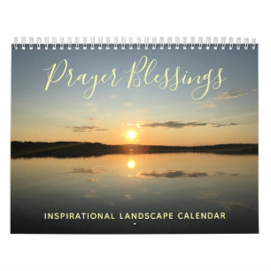 Inspiring Prayer Quote Landscape Photo Calendar