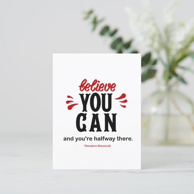 Inspiring Presidential Famous Quote Postcard (Creator Uploaded)