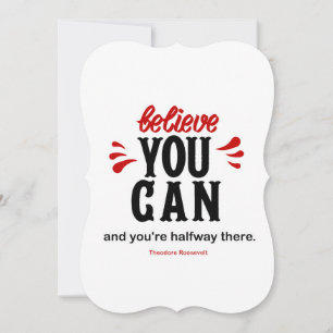 Inspiring Presidential FamousGreeting Quote Card