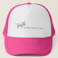 Inspiring Quote Breast Cancer Awareness | Hat
