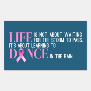 Inspiring Quote Breast Cancer Awareness   Sticker