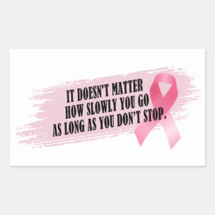 Inspiring Quote Breast Cancer Awareness   Sticker
