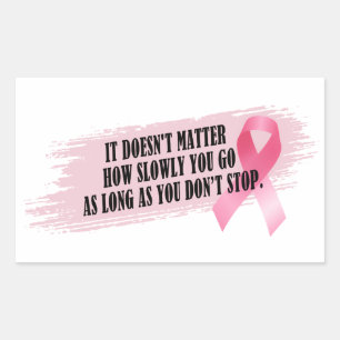 Inspiring Quote Breast Cancer Awareness   Sticker