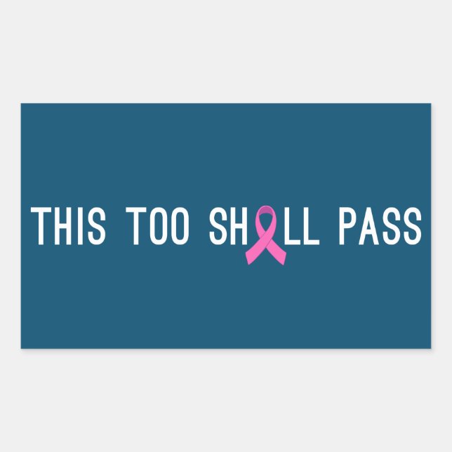 Inspiring Quote Breast Cancer Awareness | Sticker (Front)