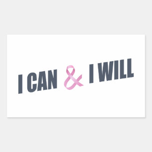 Inspiring Quote Breast Cancer Awareness   Sticker