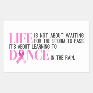 Inspiring Quote Breast Cancer Awareness   Sticker
