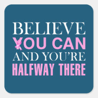 Inspiring Quote Breast Cancer Awareness | Sticker