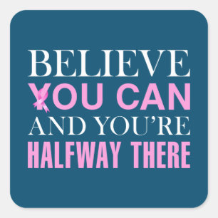 Inspiring Quote Breast Cancer Awareness   Sticker