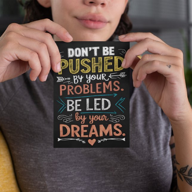 Inspiring Quote: Don't Be Pushed by Your Postcard (Creator Uploaded)