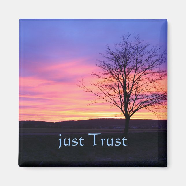 Inspiring Quote Magnet (Front)