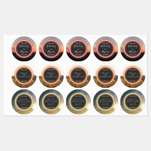 Inspiring Quote Sticker Labels