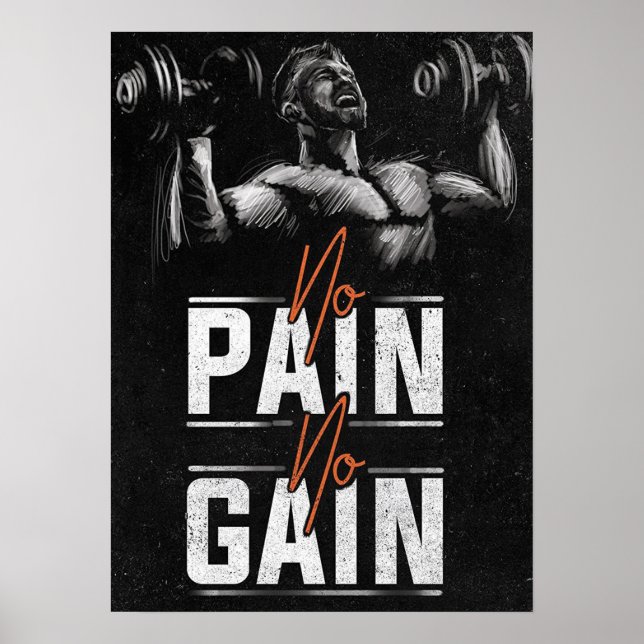 Inspiring Quote - Workout Motivational Poster (Front)
