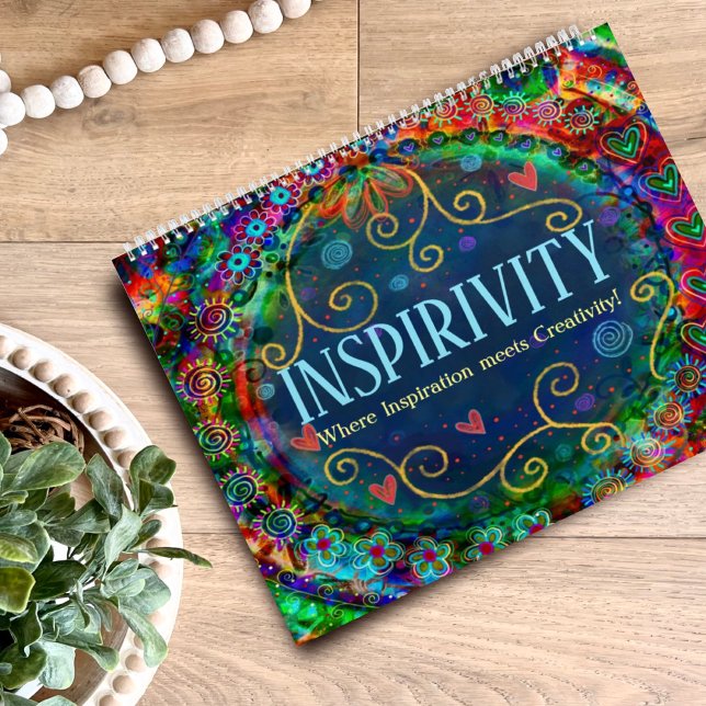 Inspiring Quotes Colourful Whimsical Inspirivity Calendar (Creator Uploaded)