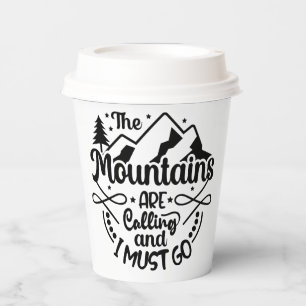 Inspiring Quotes l Unique Black & white Paper Cups