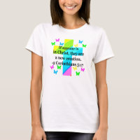 INSPIRING RAINBOW CROSS 2 CORINTHIAN 5:17