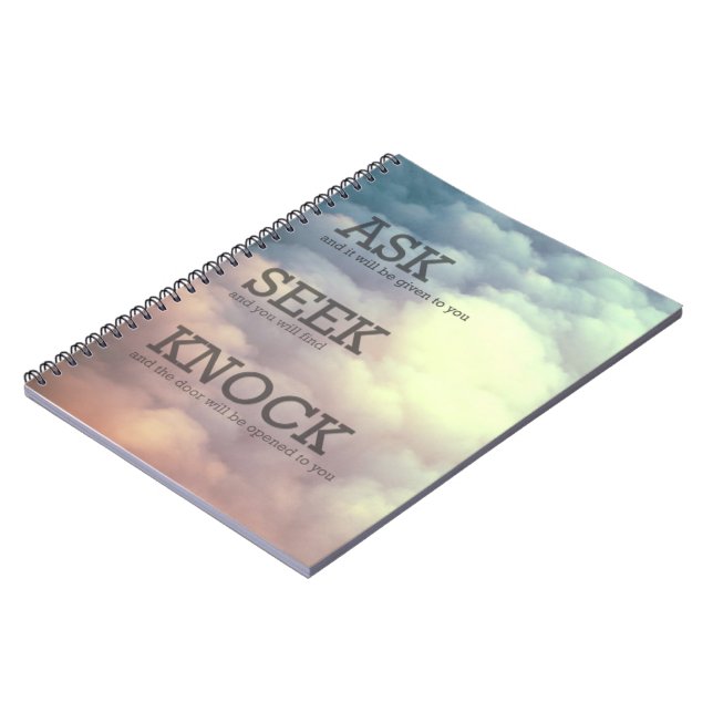 Inspiring Scripture Notebook (Left Side)