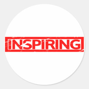 Inspiring Stamp Classic Round Sticker