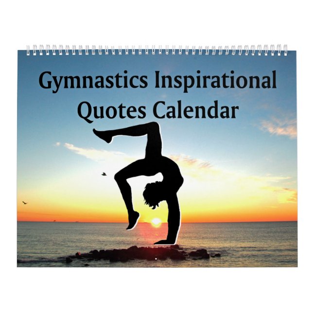 INSPIRING SUNRISE GYMNASTICS QUOTE CALENDAR (Cover)