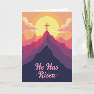Inspiring Sunrise Scene Card