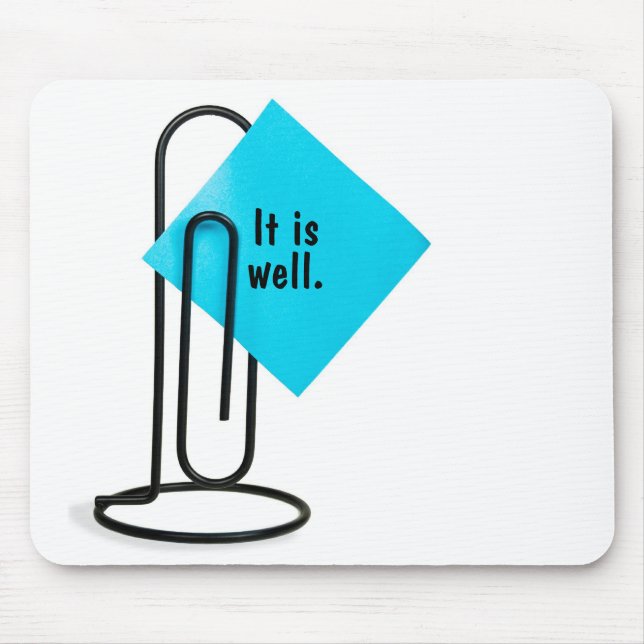 Inspiring Words on Post-It Note Mouse Pad (Front)