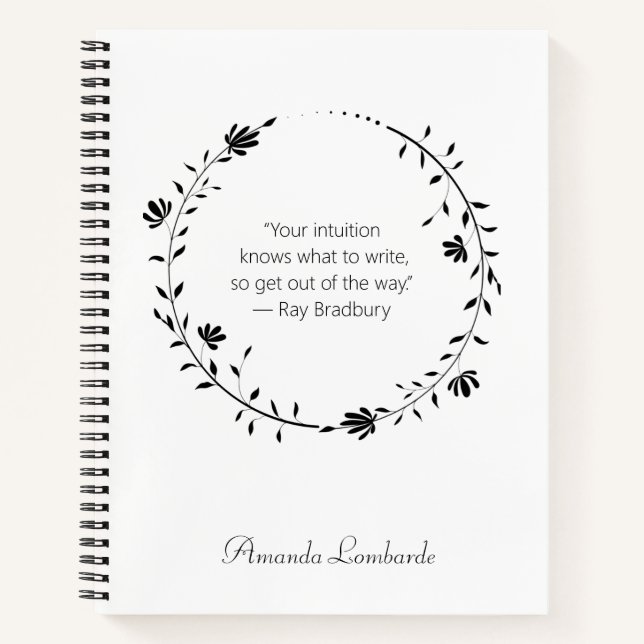 Inspiring Writer's Notebook (Front)