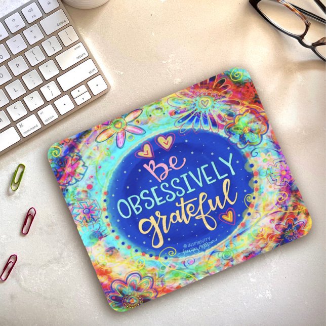 Inspirivity ‘Obsessively Graterful’ Mouse Pad (Creator Uploaded)
