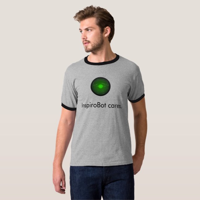 InspiroBot cares. tee (Front Full)