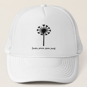 Inspo Quote Goes Here long sleeve Trucker Hat