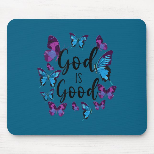 Insrational Scripture Verse God Faith Hd0 Christia Mouse Mat (Front)