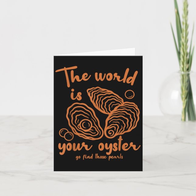 Insred Motivation Ocean The World Is That Your Oys Card (Front)