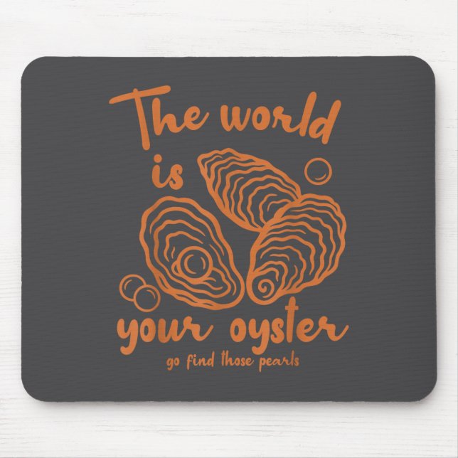 Insred Motivation Ocean The World Is That Your Oys Mouse Mat (Front)