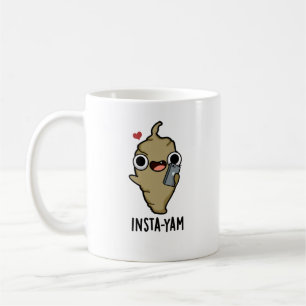 Insta-yam Funny Social Media Veggie Pun  Coffee Mug
